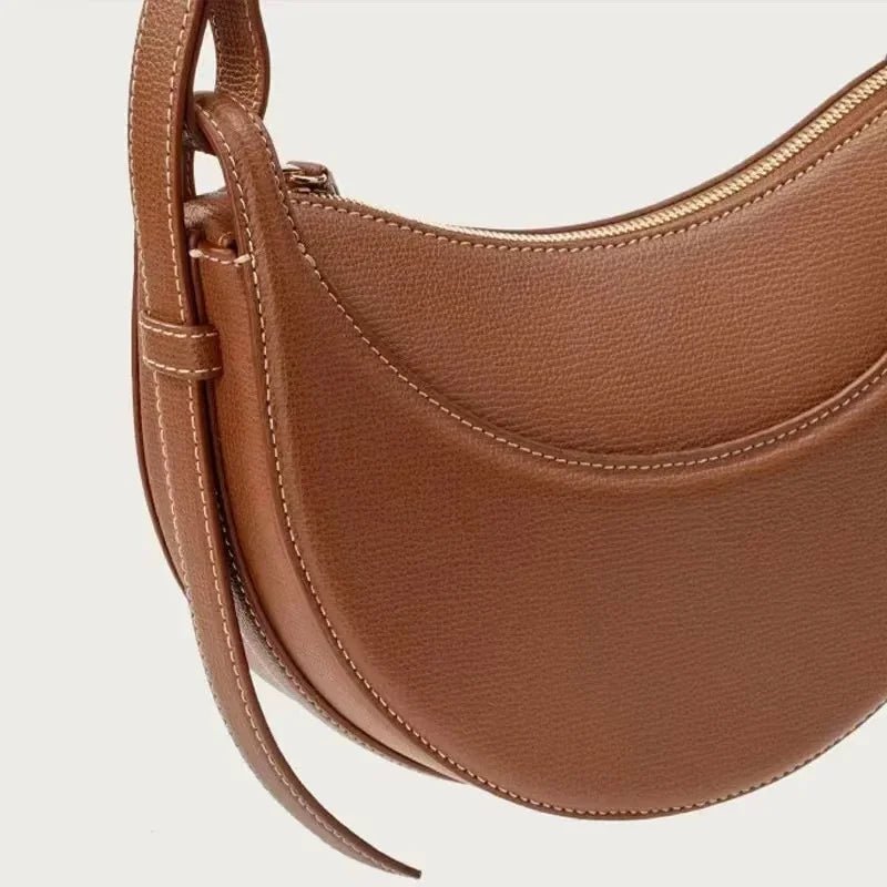 Embrace Elegance: The Luna Leather Hobo Handbag - Image 16