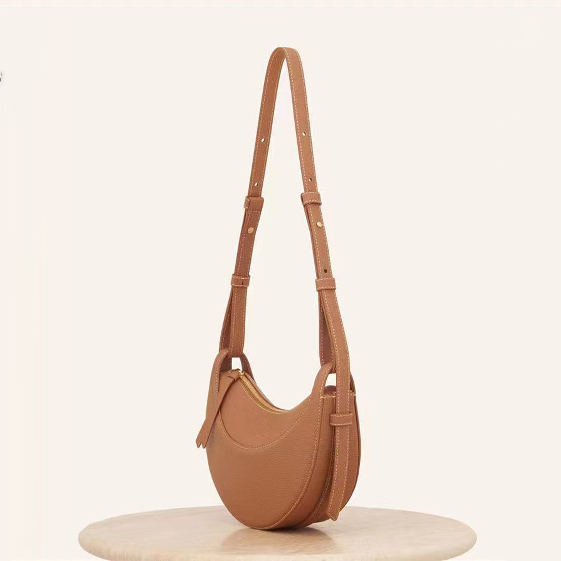Embrace Elegance: The Luna Leather Hobo Handbag - Image 52