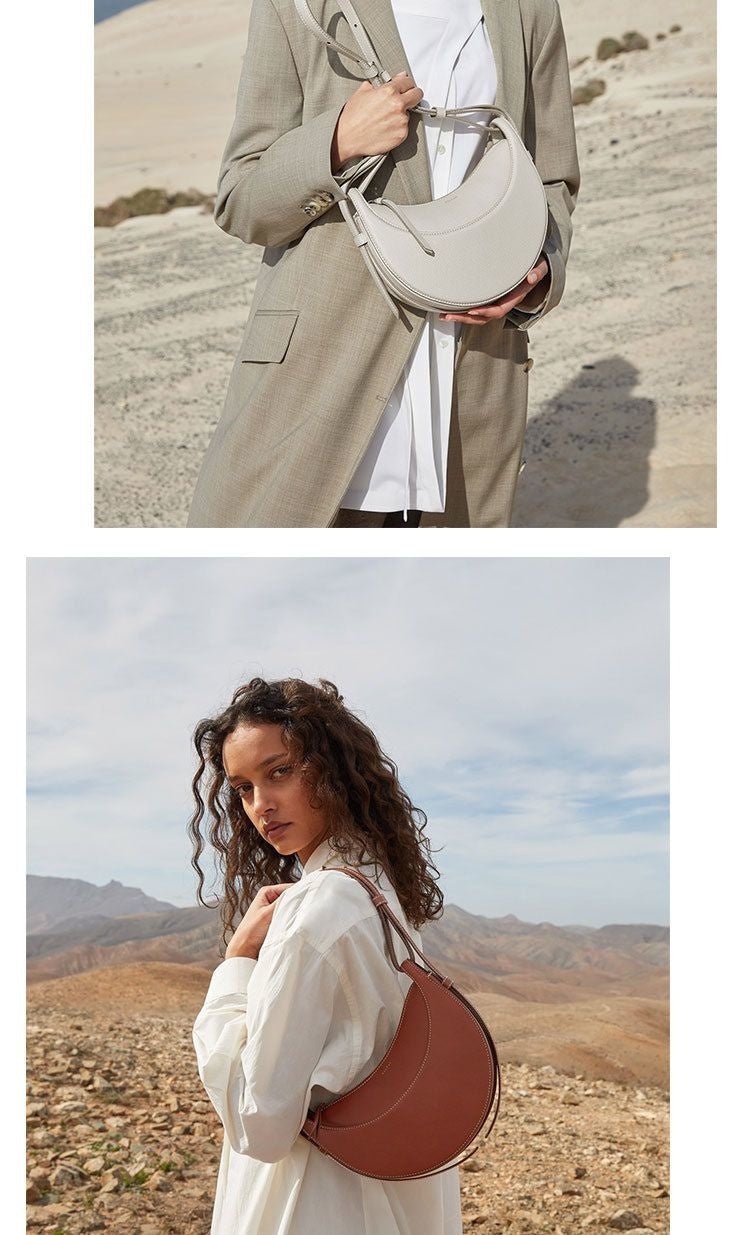 Embrace Elegance: The Luna Leather Hobo Handbag - Image 21