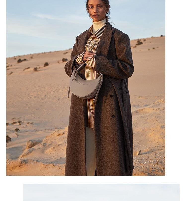 Embrace Elegance: The Luna Leather Hobo Handbag - Image 23