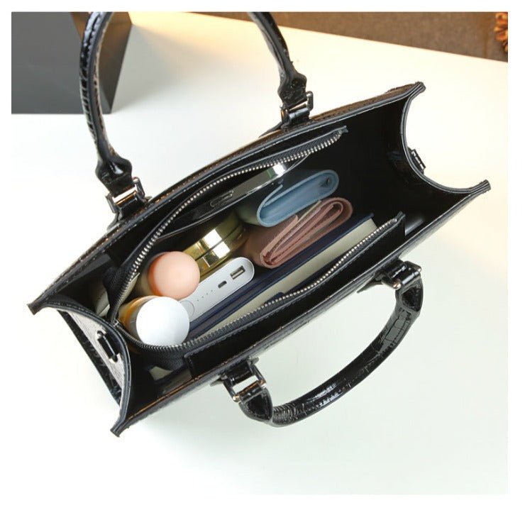Elegant Genuine Leather Women's Handbag - Image 13