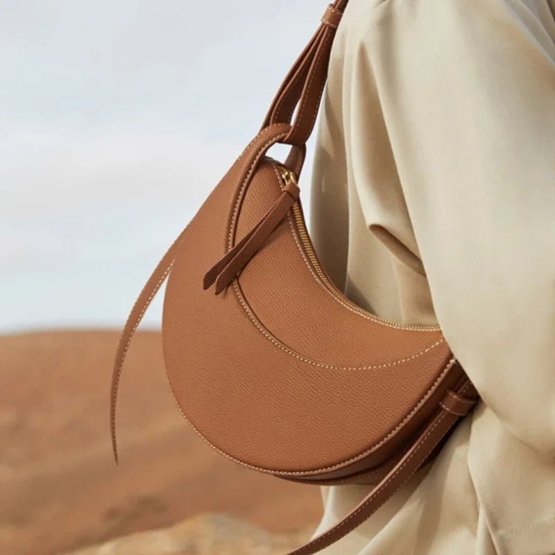 Embrace Elegance: The Luna Leather Hobo Handbag - Image 36