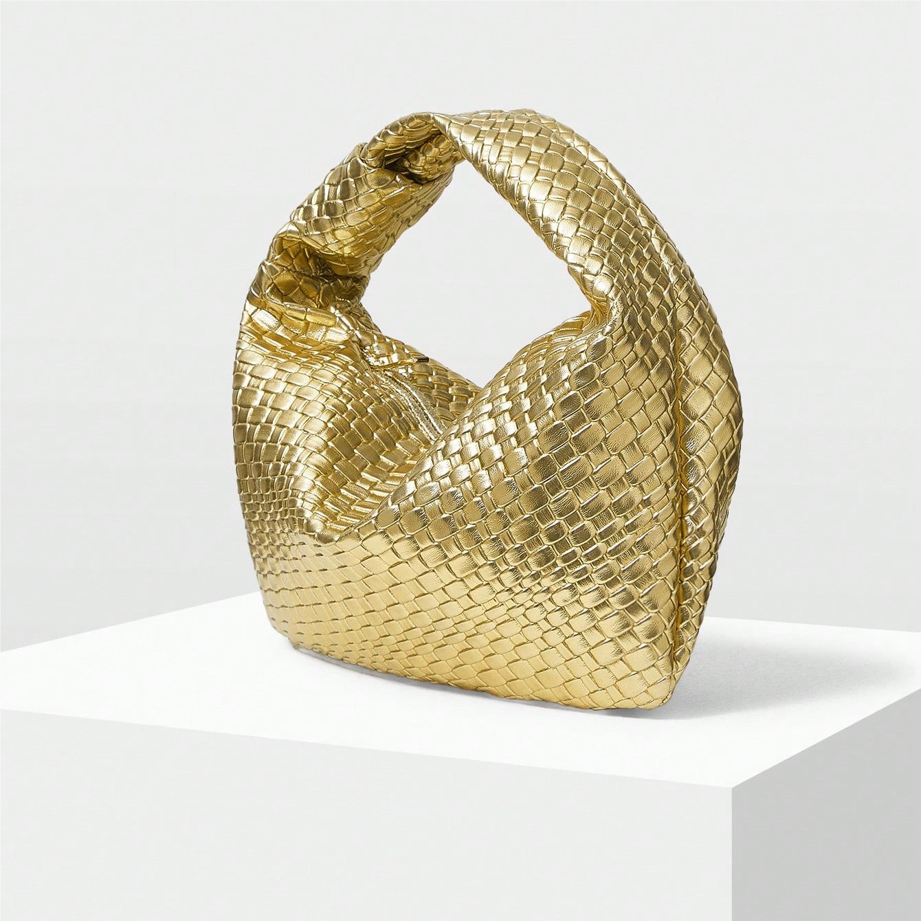 Elysian Elegance Retro Crescent Handbag - Image 11