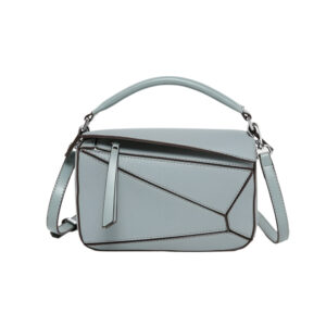 Amber Luxe Geometric Shoulder Bag