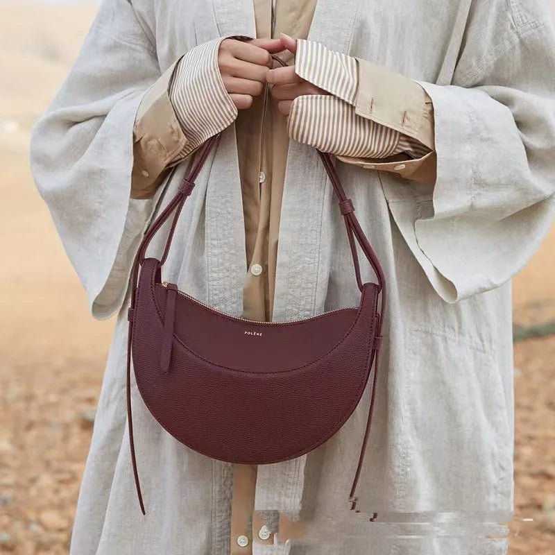 Embrace Elegance: The Luna Leather Hobo Handbag - Image 11