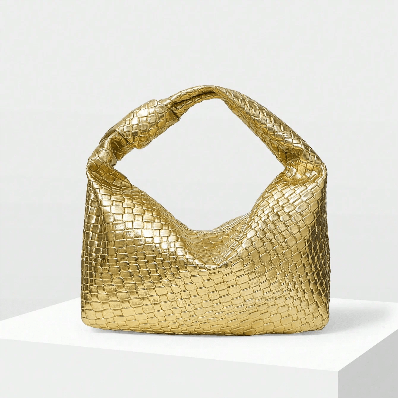 Elysian Elegance Retro Crescent Handbag - Image 10