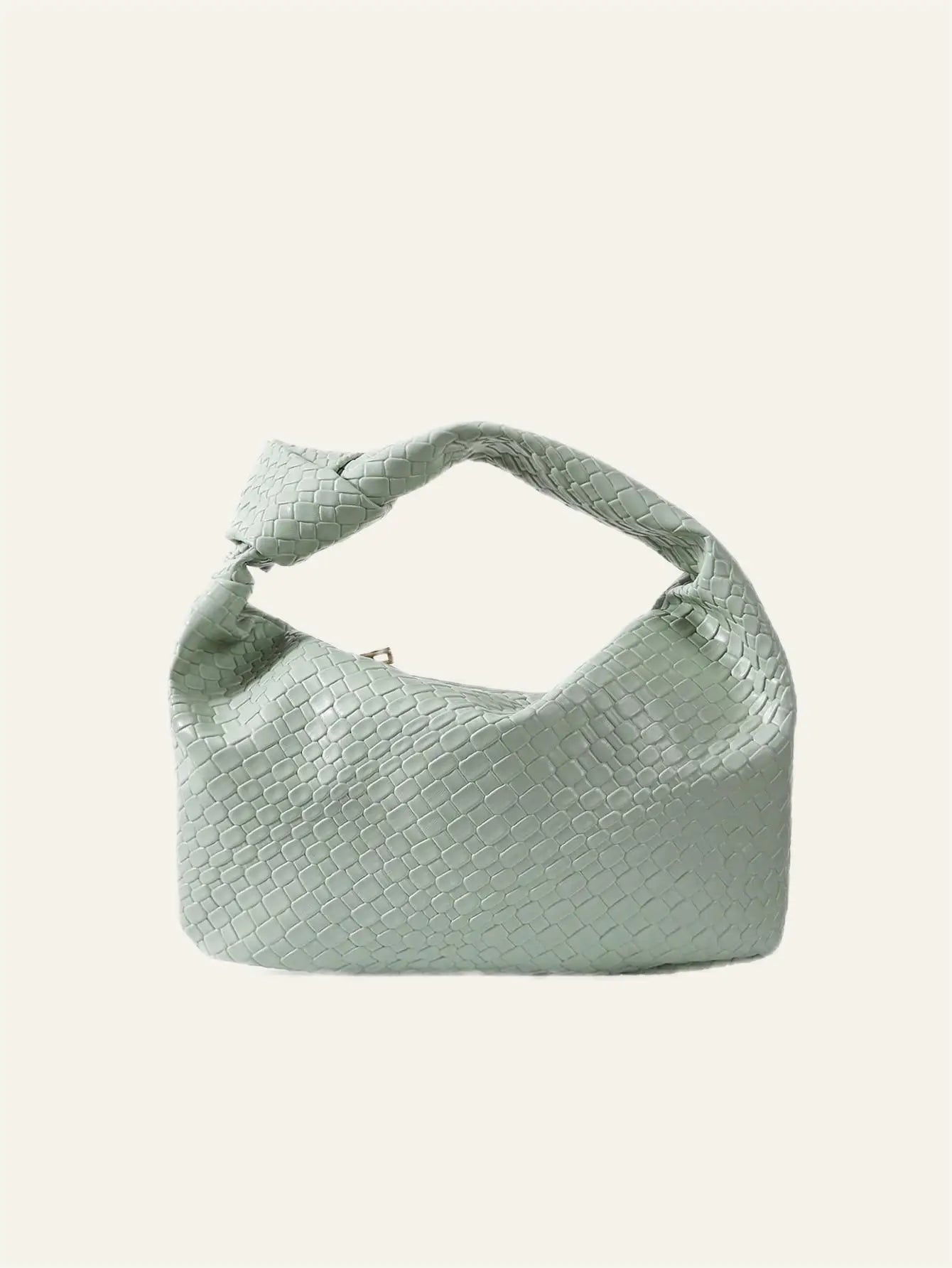 Elysian Elegance Retro Crescent Handbag - Image 5