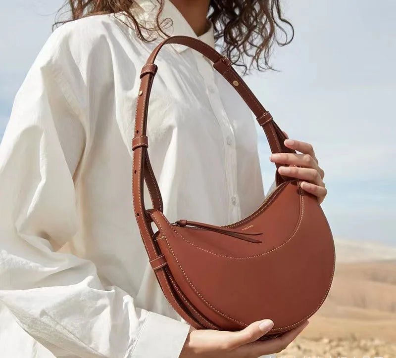 Embrace Elegance: The Luna Leather Hobo Handbag - Image 8
