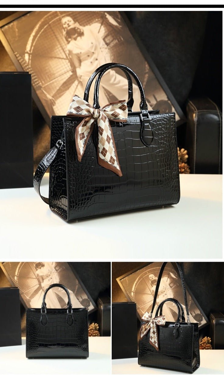 Elegant Genuine Leather Women's Handbag - Image 18