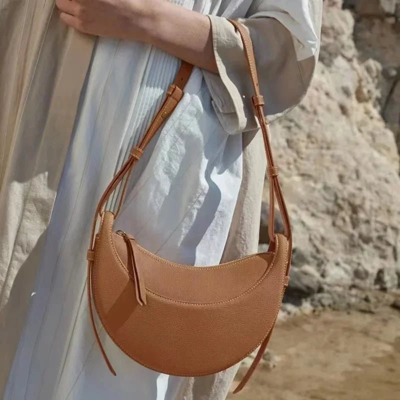 Embrace Elegance: The Luna Leather Hobo Handbag - Image 17