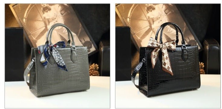 Elegant Genuine Leather Women's Handbag - Image 20