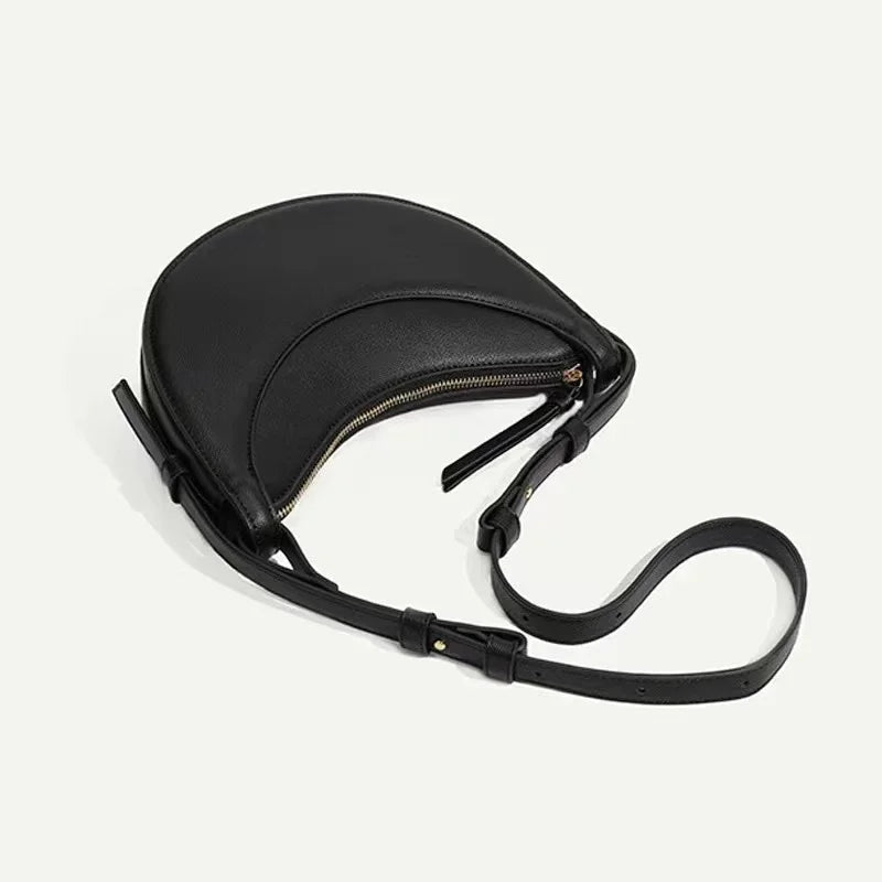 Embrace Elegance: The Luna Leather Hobo Handbag - Image 13