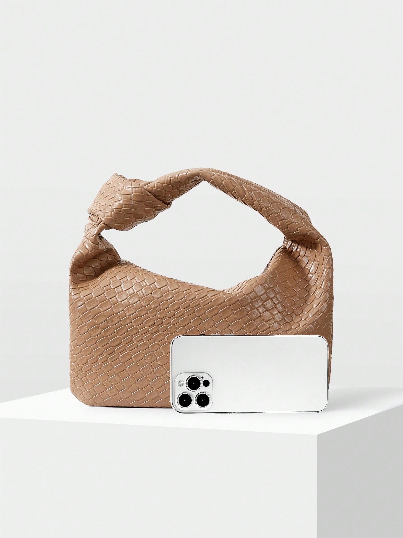 Elysian Elegance Retro Crescent Handbag - Image 15