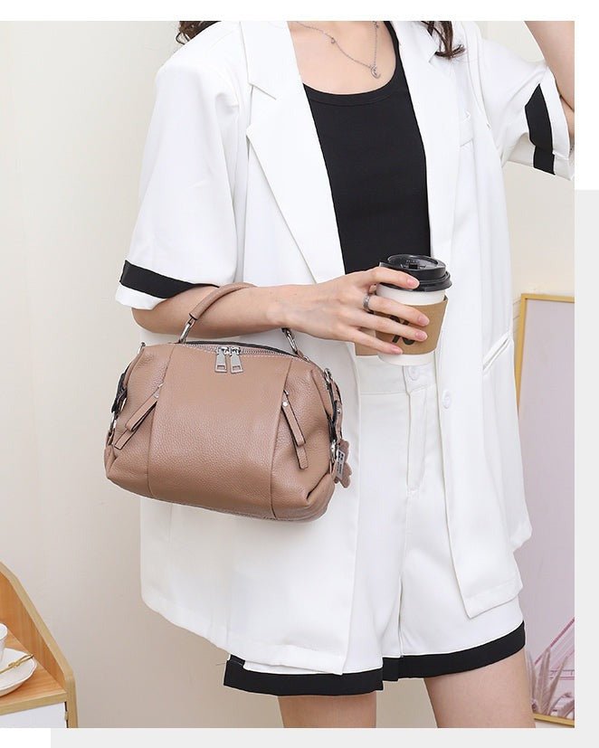 Opulent Elegance: Genuine Leather Women's Tote bag - Image 21