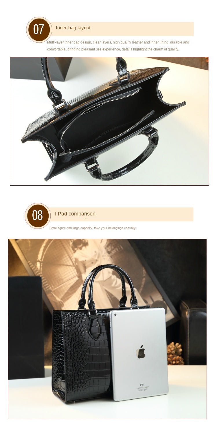 Elegant Genuine Leather Women's Handbag - Image 14