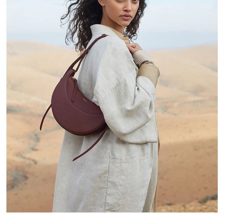 Embrace Elegance: The Luna Leather Hobo Handbag - Image 31