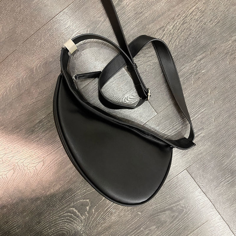 Half Moon Leather Chest Bag - Image 15