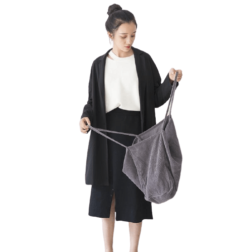 Fashion Corduroy Shoulder Bag - Image 4