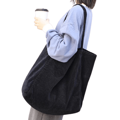 Fashion Corduroy Shoulder Bag - Image 8