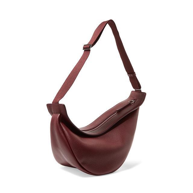 Half Moon Leather Chest Bag - Image 2