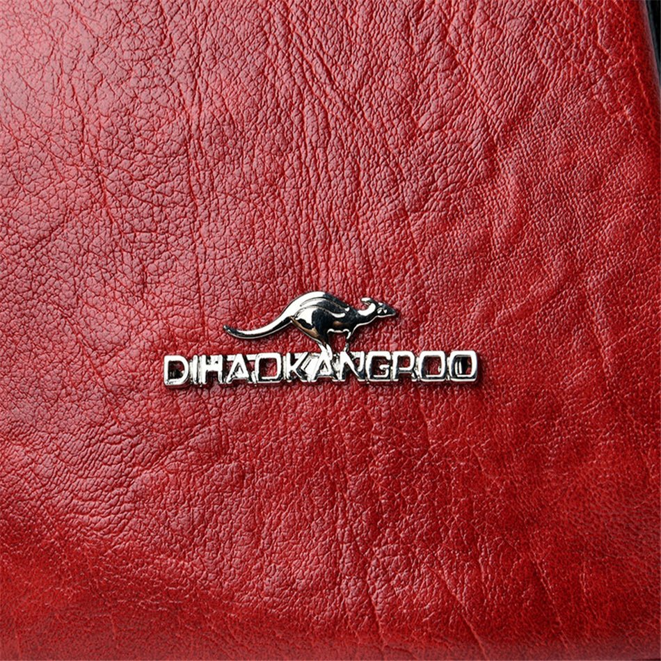 Women Backpack leather Anti Theft - Image 20