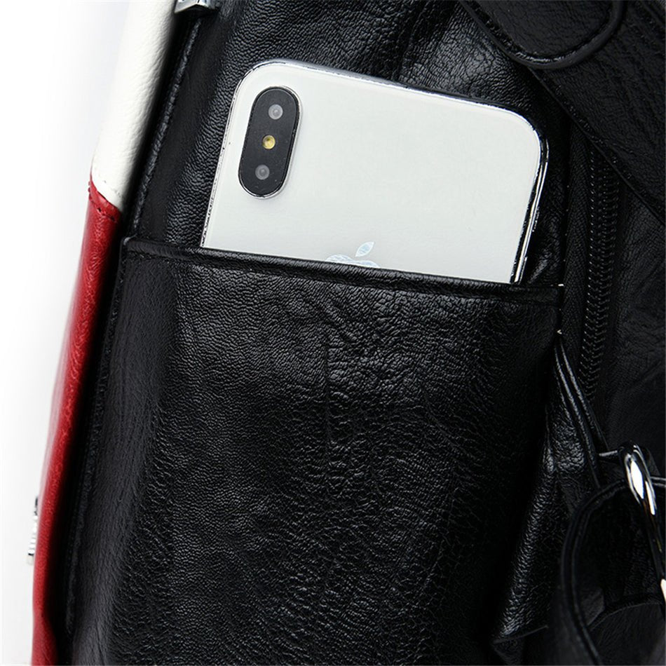 Women Backpack leather Anti Theft - Image 22