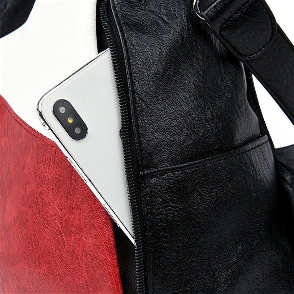 Women Backpack leather Anti Theft - Image 23