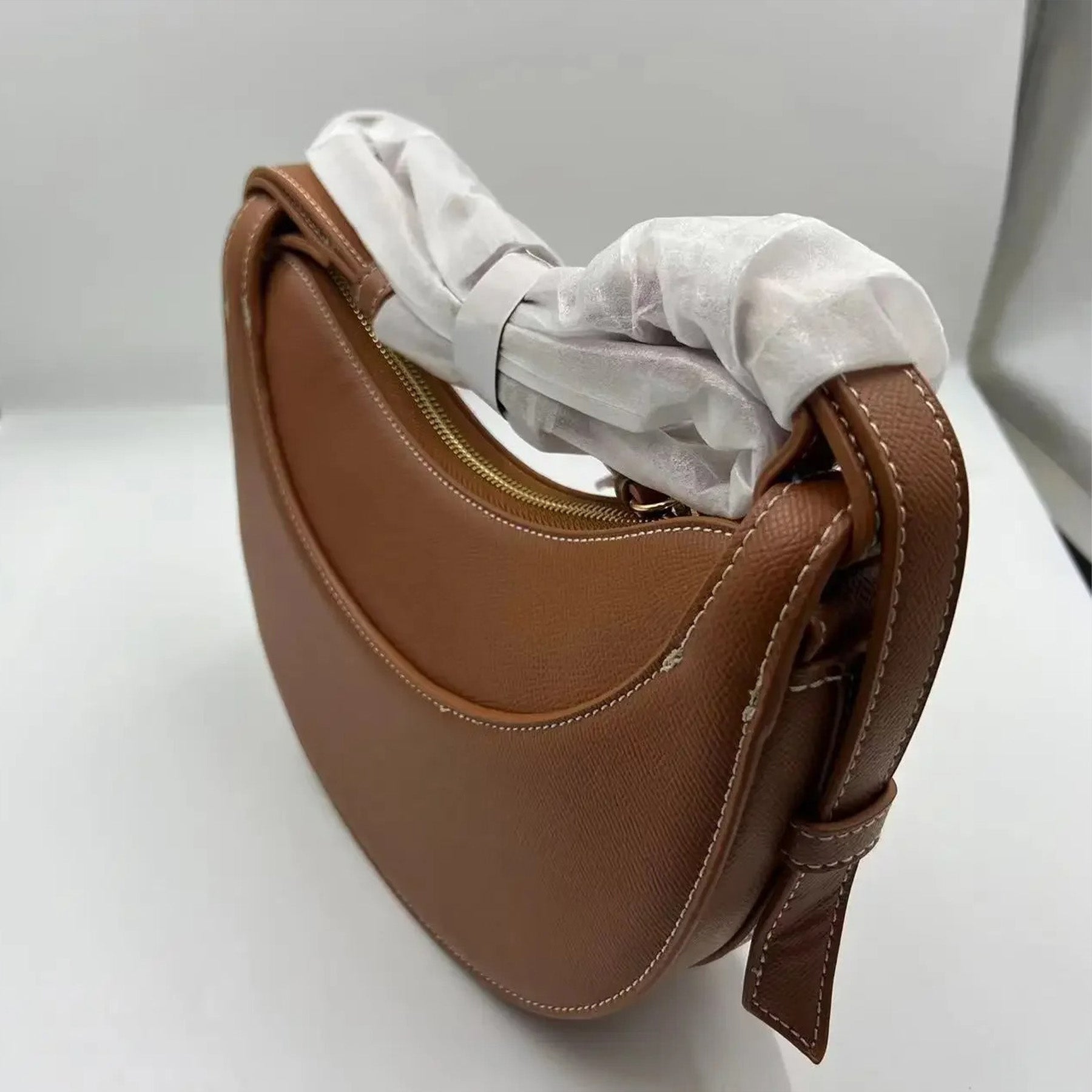 Embrace Elegance: The Luna Leather Hobo Handbag - Image 48