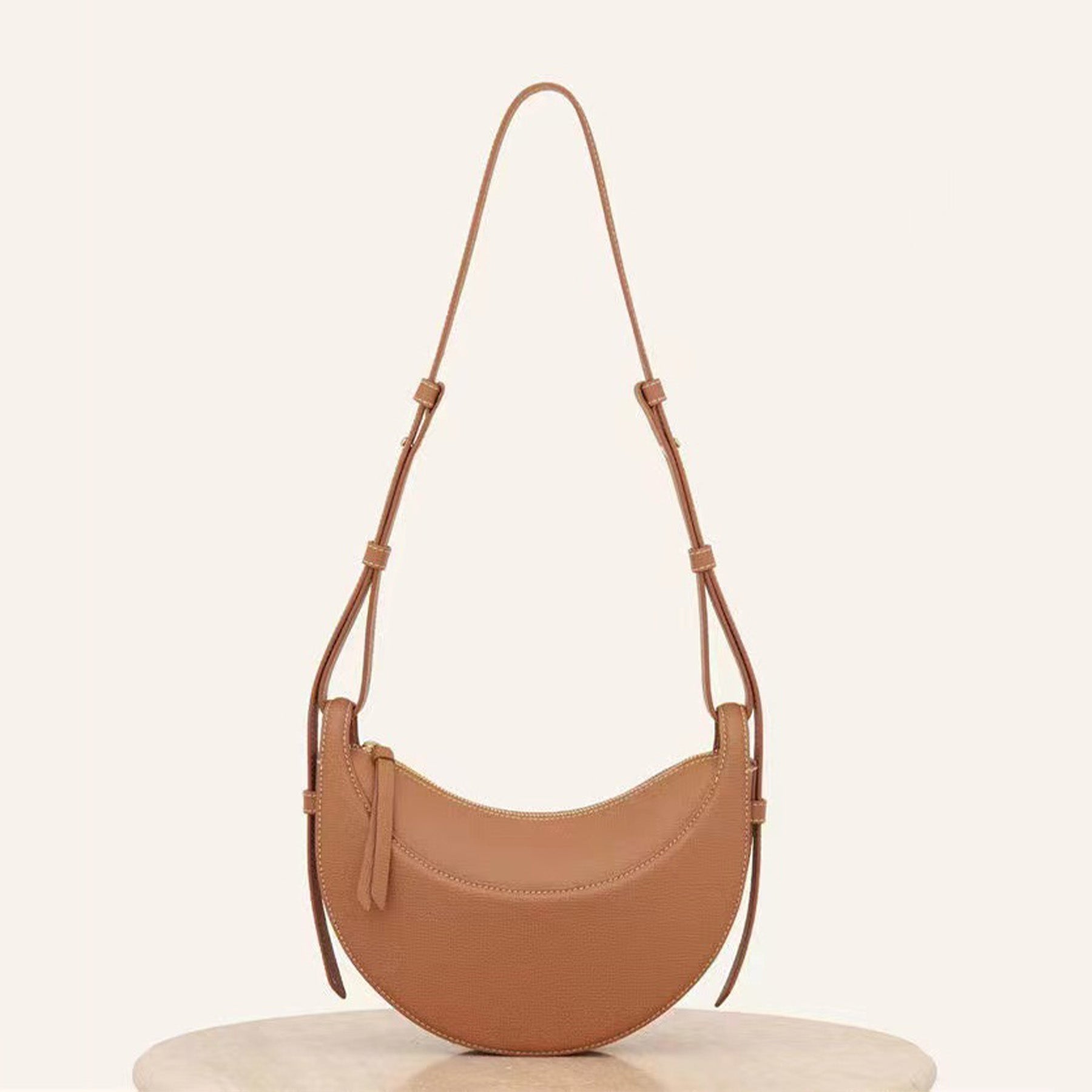 Embrace Elegance: The Luna Leather Hobo Handbag - Image 53