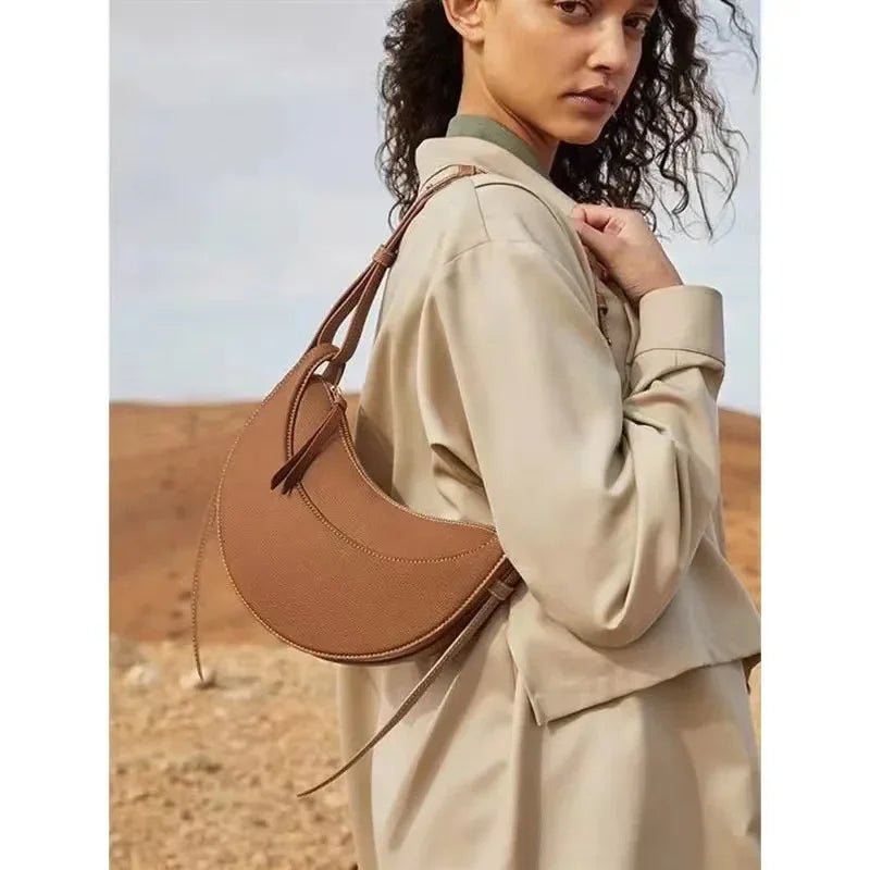 Embrace Elegance: The Luna Leather Hobo Handbag - Image 18