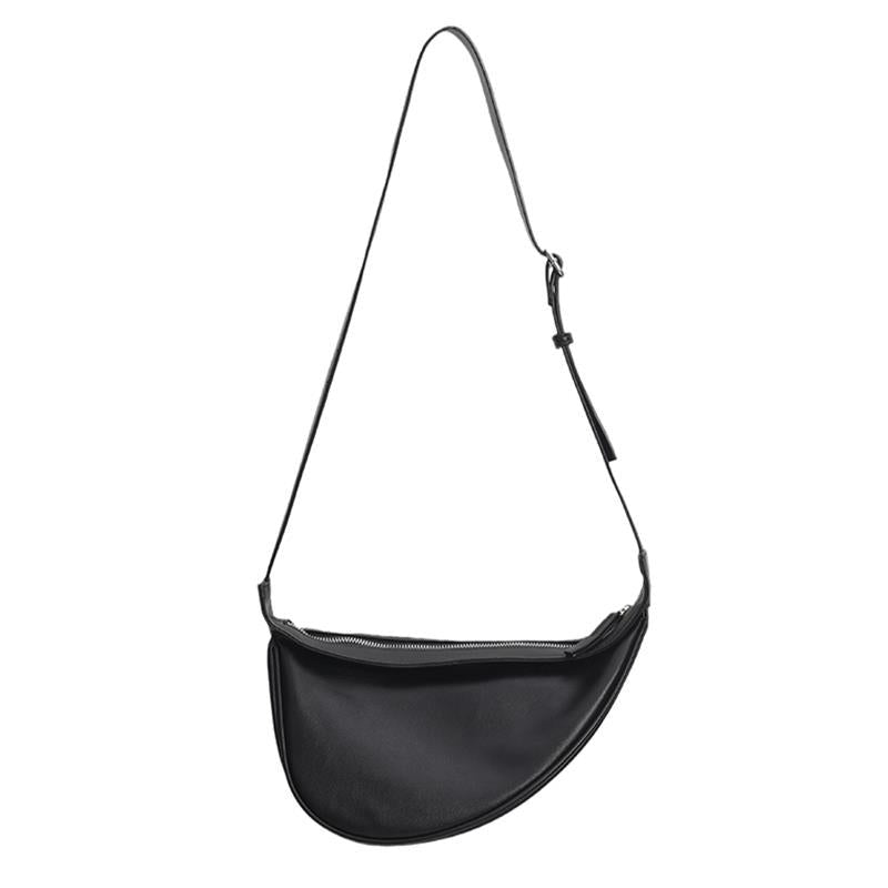 Half Moon Leather Chest Bag - Image 11