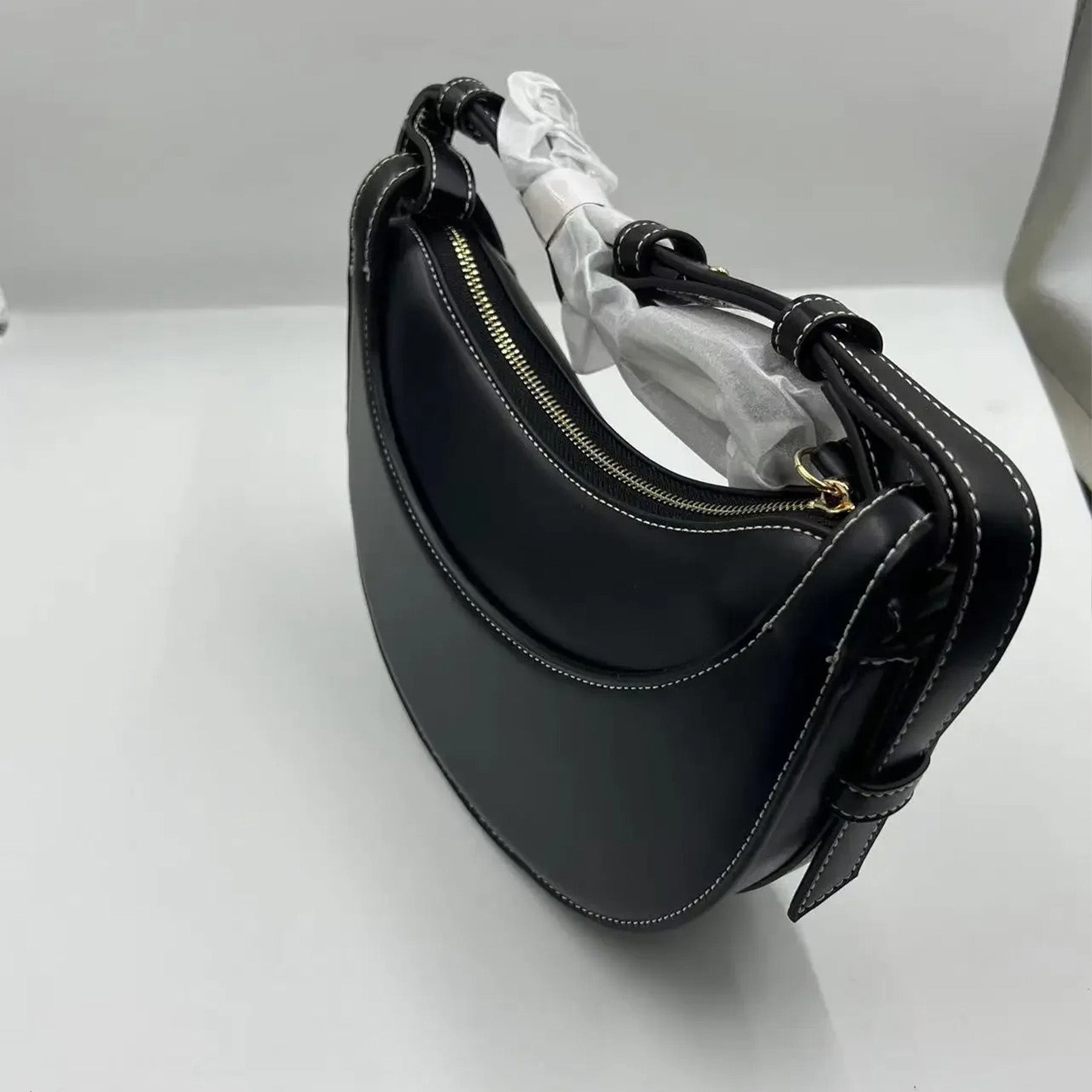 Embrace Elegance: The Luna Leather Hobo Handbag - Image 42