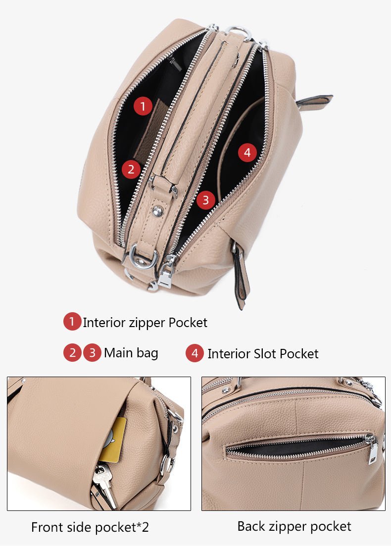 Opulent Elegance: Genuine Leather Women's Tote bag - Image 23